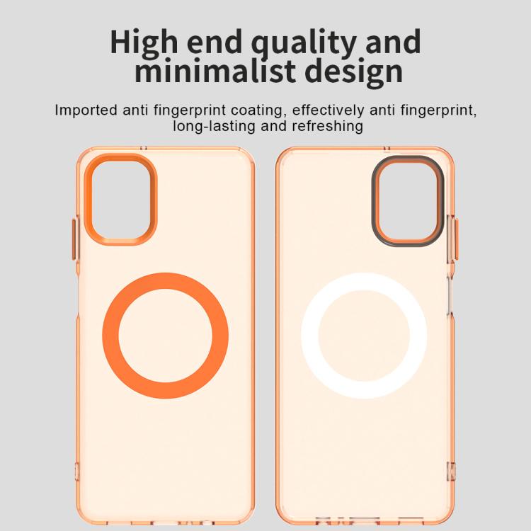 For Samsung Galaxy F06 5G / M06 5G Candy Magsafe PC Hybrid TPU Phone Case