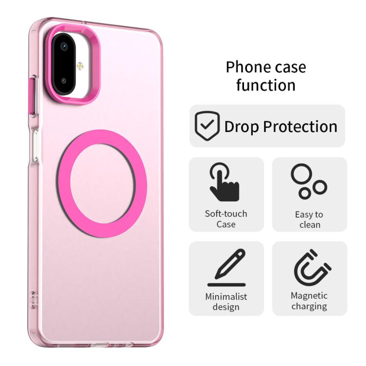 For Samsung Galaxy F06 5G / M06 5G Candy Magsafe PC Hybrid TPU Phone Case