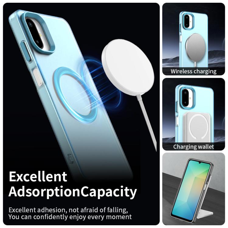 For Samsung Galaxy F06 5G / M06 5G Candy Magsafe PC Hybrid TPU Phone Case