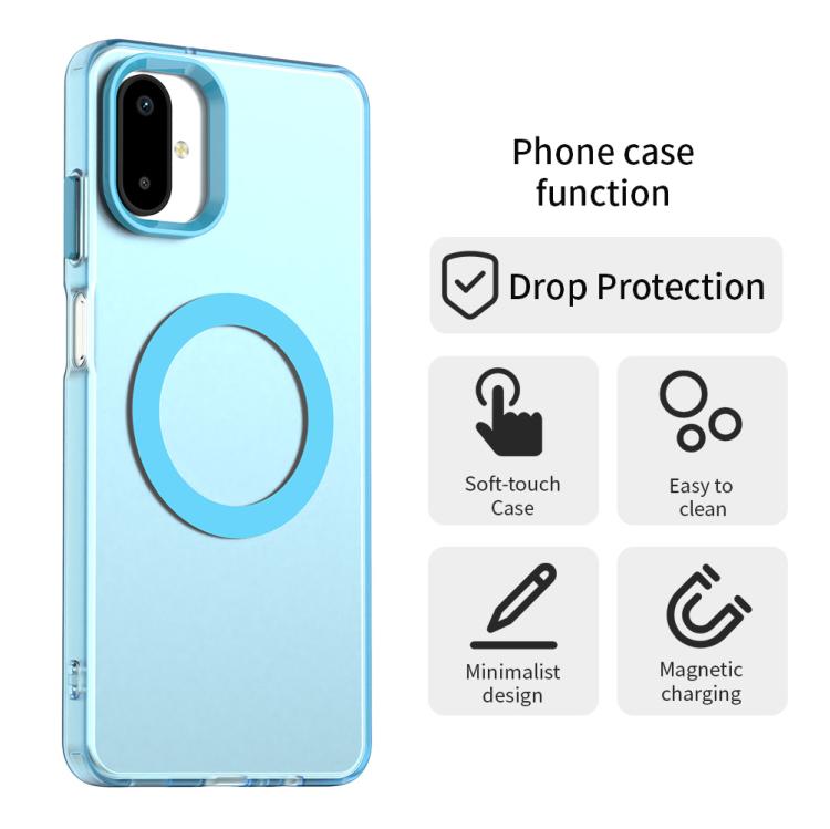 For Samsung Galaxy F06 5G / M06 5G Candy Magsafe PC Hybrid TPU Phone Case