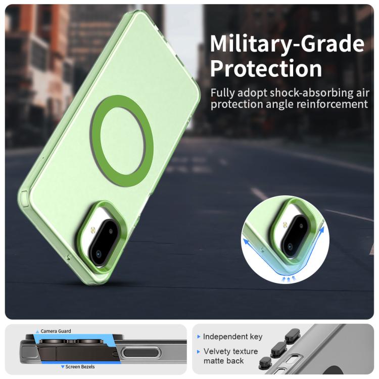 For Samsung Galaxy F06 5G / M06 5G Candy Magsafe PC Hybrid TPU Phone Case
