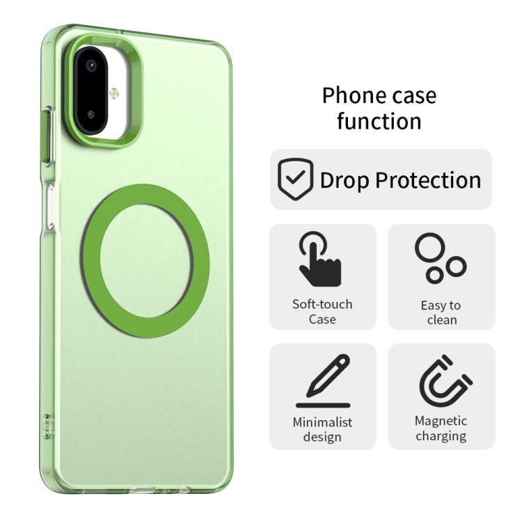 For Samsung Galaxy F06 5G / M06 5G Candy Magsafe PC Hybrid TPU Phone Case