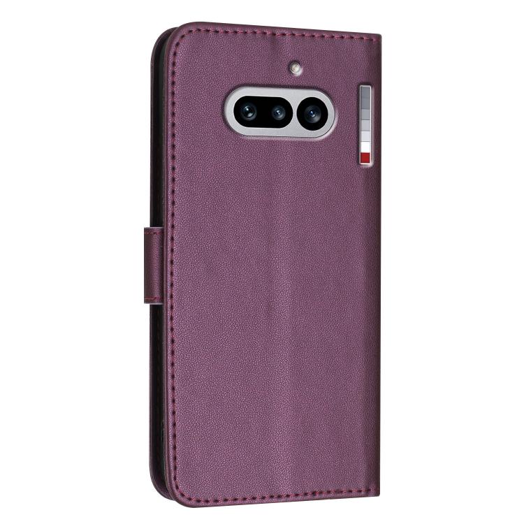 For Nothing Phone 4a Triangle Pattern Buckle Clasp Leather Phone Case