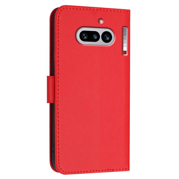 For Nothing Phone 4a Triangle Pattern Buckle Clasp Leather Phone Case