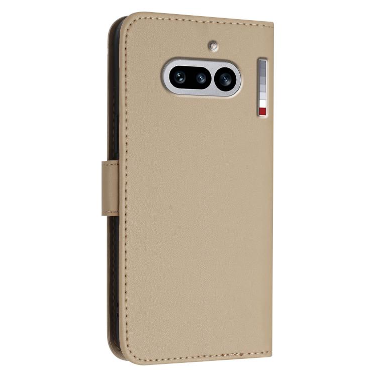 For Nothing Phone 4a Triangle Pattern Buckle Clasp Leather Phone Case