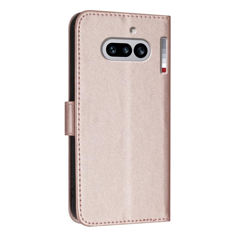 For Nothing Phone 4a Triangle Pattern Buckle Clasp Leather Phone Case