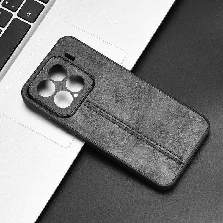 For Xiaomi 15 Pro Cow Pattern Sewing Back Cover Phone Case