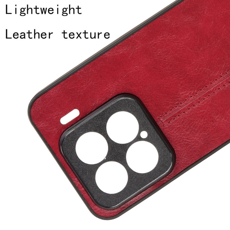 For Xiaomi 15 Pro Cow Pattern Sewing Back Cover Phone Case