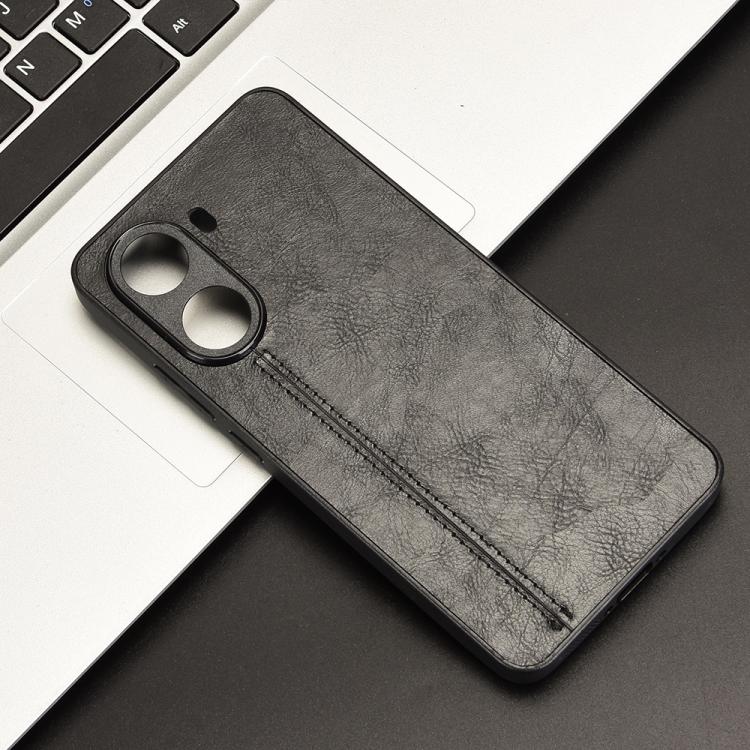 For Xiaomi Poco X7 Pro Cow Pattern Sewing Back Cover Phone Case