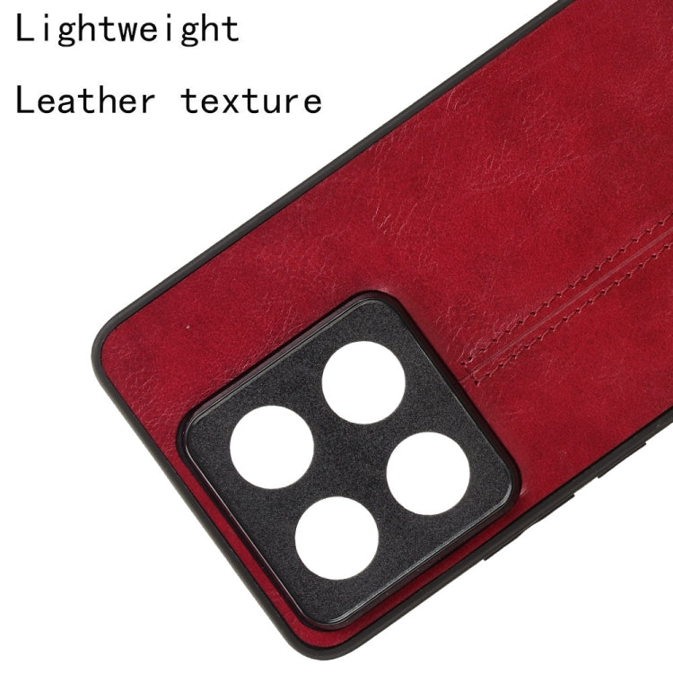 For Xiaomi 14T Cow Pattern Sewing Card Bag Phone Case