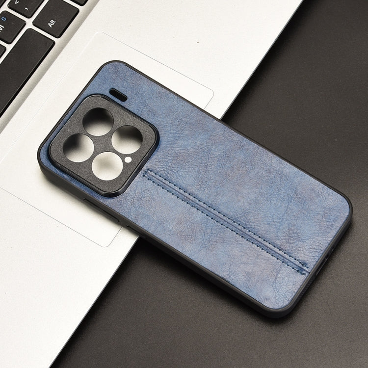 For Xiaomi 15 Pro Cow Pattern Sewing Card Bag Phone Case