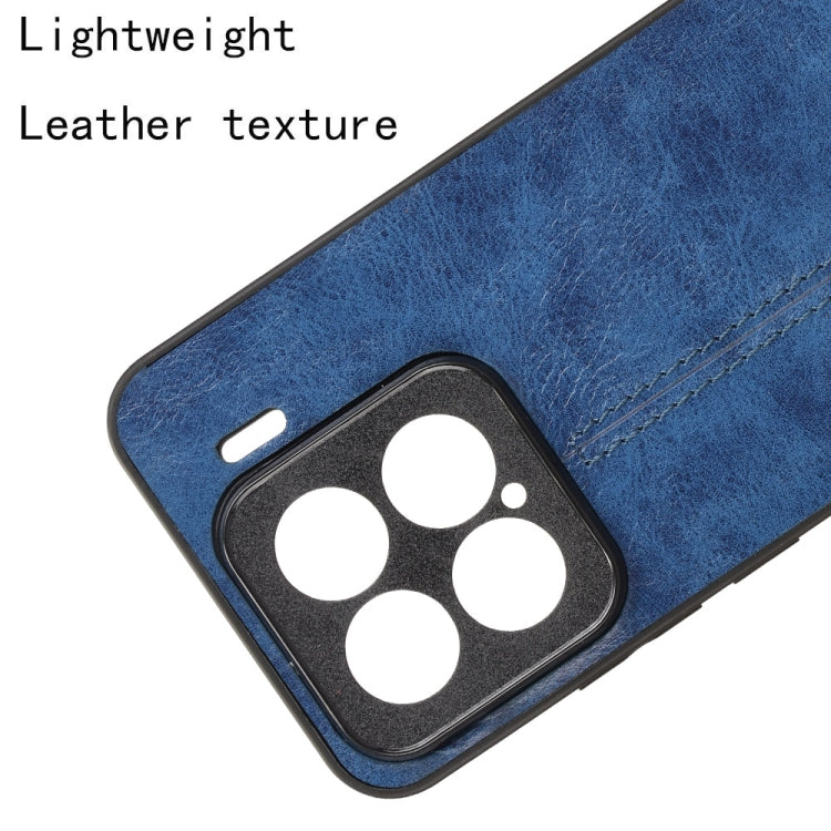 For Xiaomi 15 Pro Cow Pattern Sewing Card Bag Phone Case