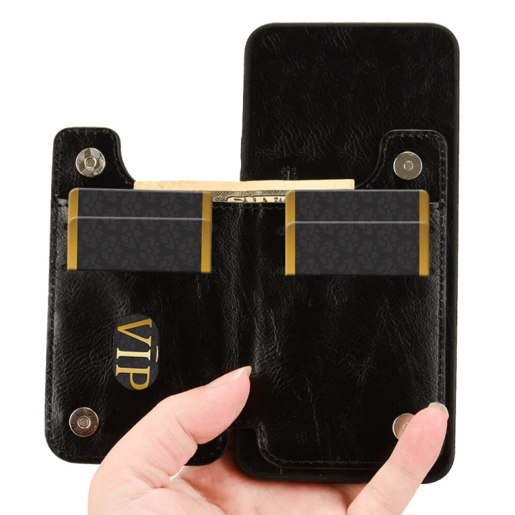 For Xiaomi 15 Cow Pattern Sewing Card Bag Phone Case