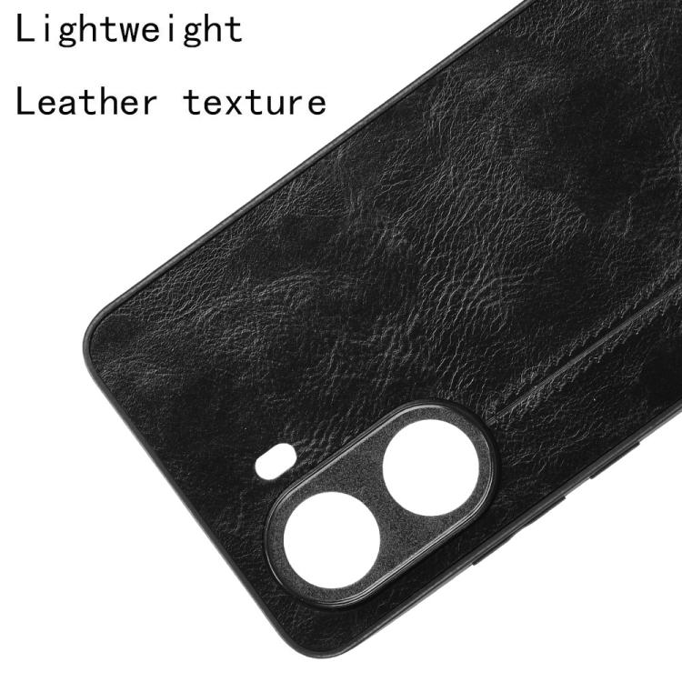 For Xiaomi Poco X7 Pro Cow Pattern Sewing Card Bag Phone Case