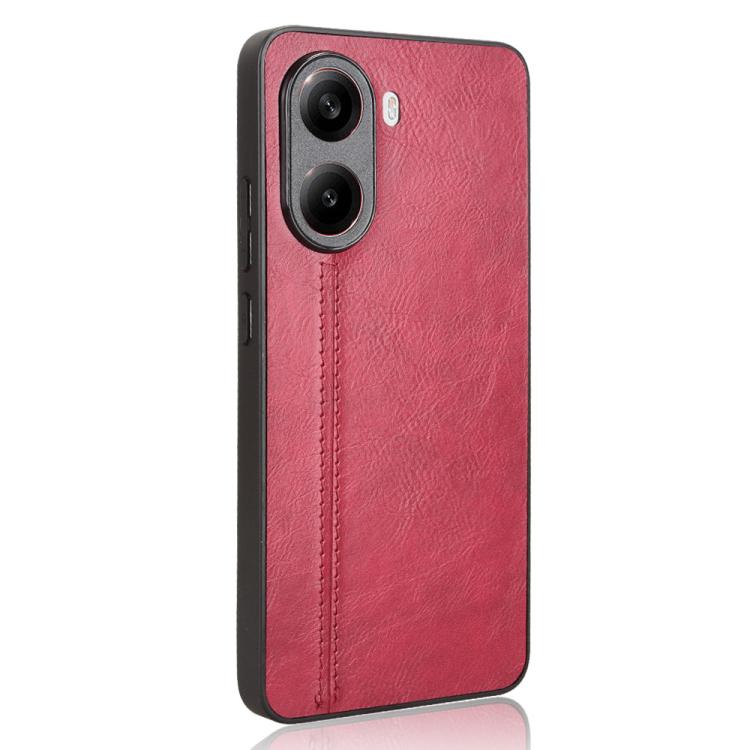 For Xiaomi Poco X7 Pro Cow Pattern Sewing Card Bag Phone Case