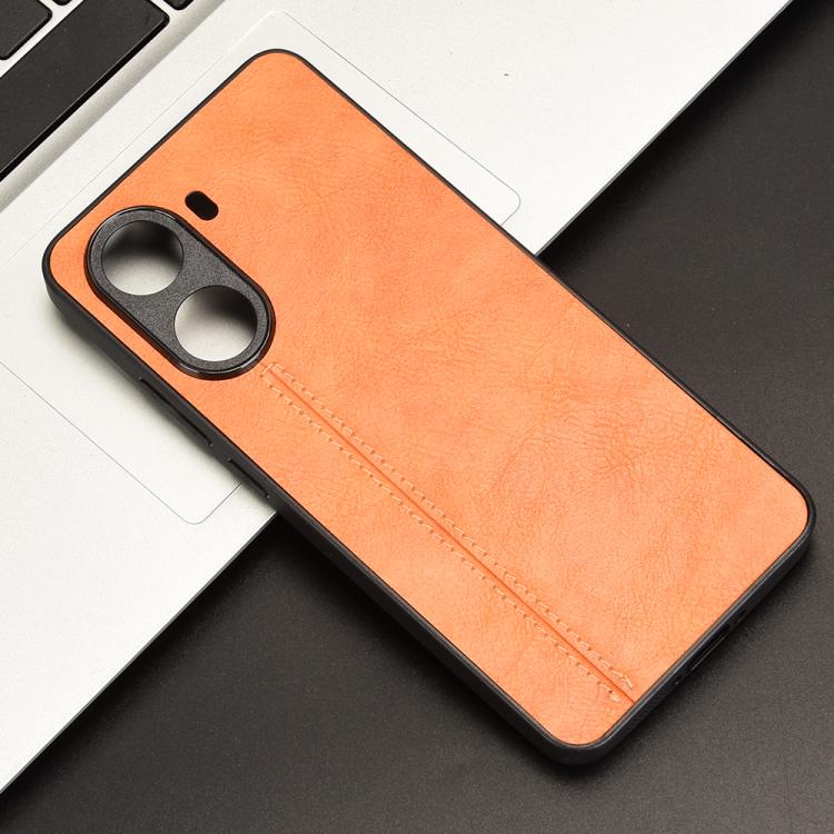 For Xiaomi Poco X7 Pro Cow Pattern Sewing Card Bag Phone Case