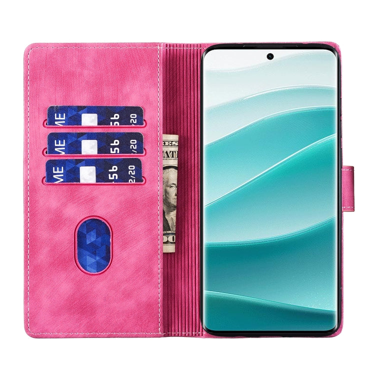 For Redmi Note 14 Pro 5G Pen Heart Cat Embossed Leather Phone Case