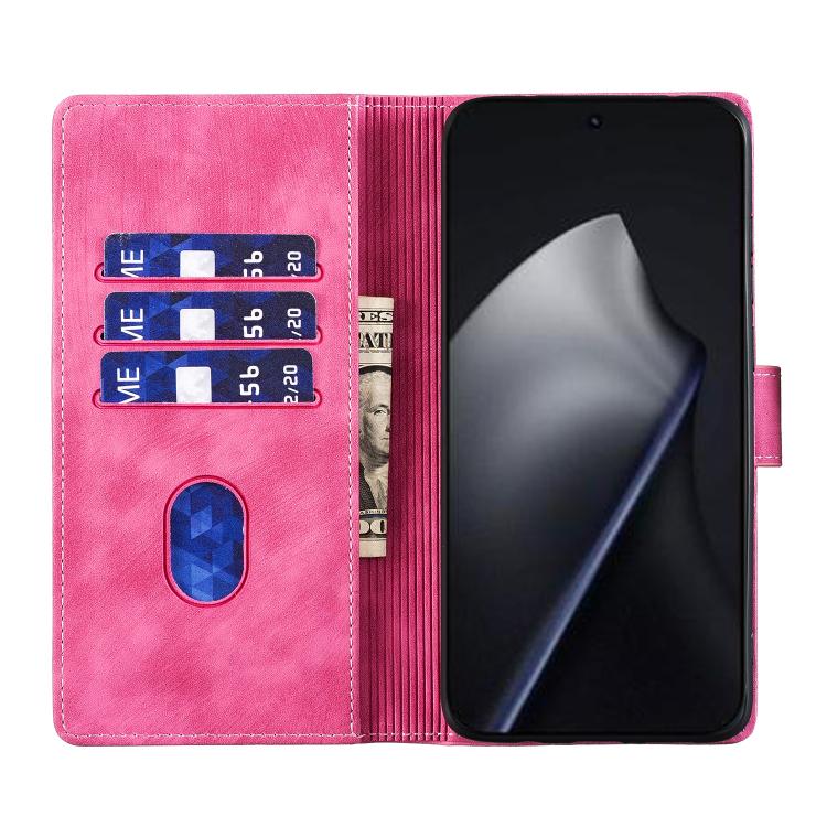 For Xiaomi 15T Pro 5G Pen Heart Cat Embossed Leather Phone Case