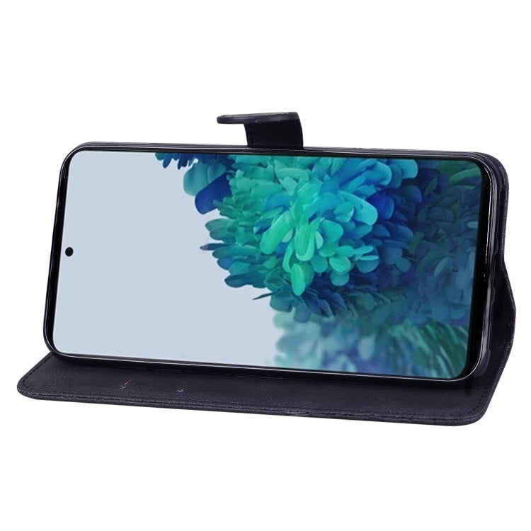 For Samsung Galaxy S25 5G Retro Skin Feel Butterflies Embossing Horizontal Flip Leather Phone Case