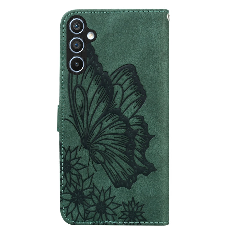 For Samsung Galaxy S25 5G Retro Skin Feel Butterflies Embossing Horizontal Flip Leather Phone Case