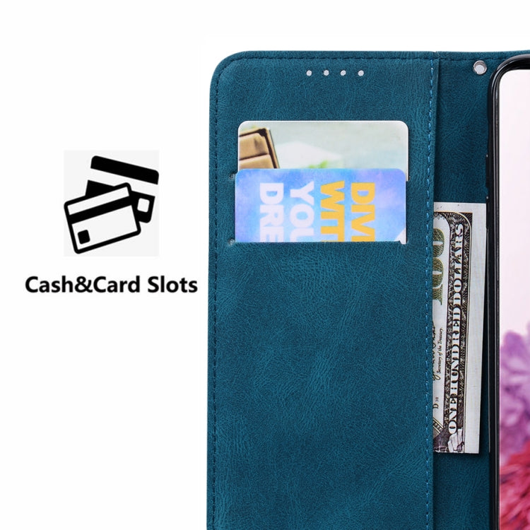 For Samsung Galaxy S25 5G Retro Skin Feel Butterflies Embossing Horizontal Flip Leather Phone Case