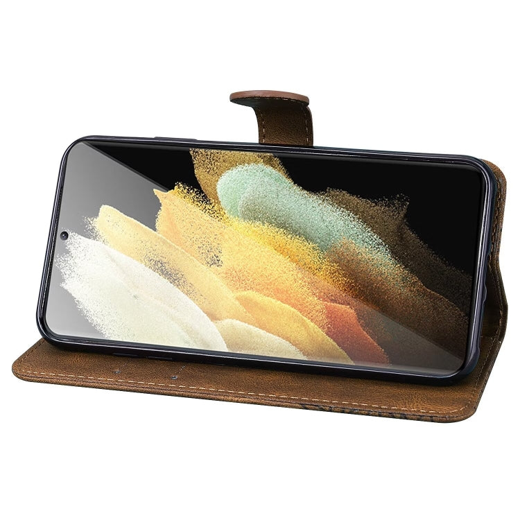 For Samsung Galaxy S25 Ultra 5G Retro Skin Feel Butterflies Embossing Horizontal Flip Leather Phone Case
