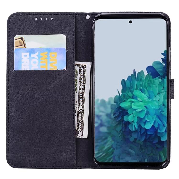 For Samsung Galaxy S26+ 5G Retro Skin Feel Butterflies Embossing Horizontal Flip Leather Phone Case