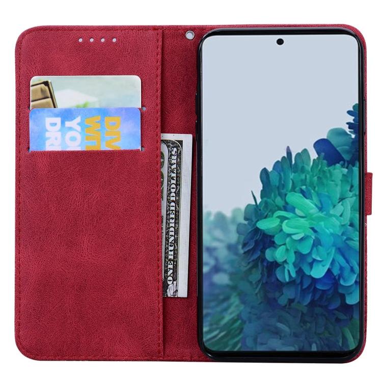 For Samsung Galaxy S26+ 5G Retro Skin Feel Butterflies Embossing Horizontal Flip Leather Phone Case