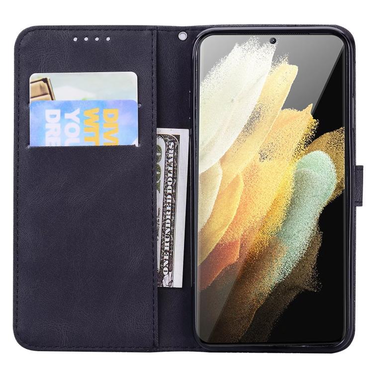 For Samsung Galaxy S26 Ultra 5G Retro Skin Feel Butterflies Embossing Horizontal Flip Leather Phone Case