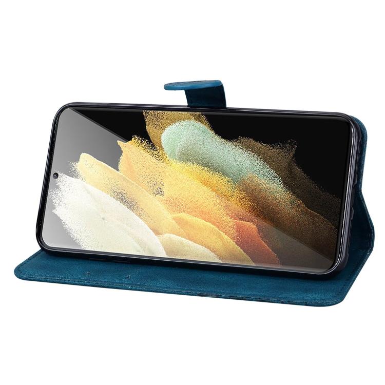 For Samsung Galaxy S26 Ultra 5G Retro Skin Feel Butterflies Embossing Horizontal Flip Leather Phone Case