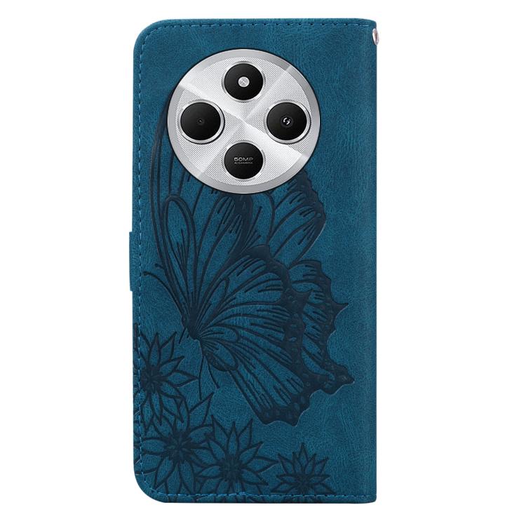 For Xiaomi Poco C75 Retro Skin Feel Butterflies Embossing Horizontal Flip Leather Phone Case