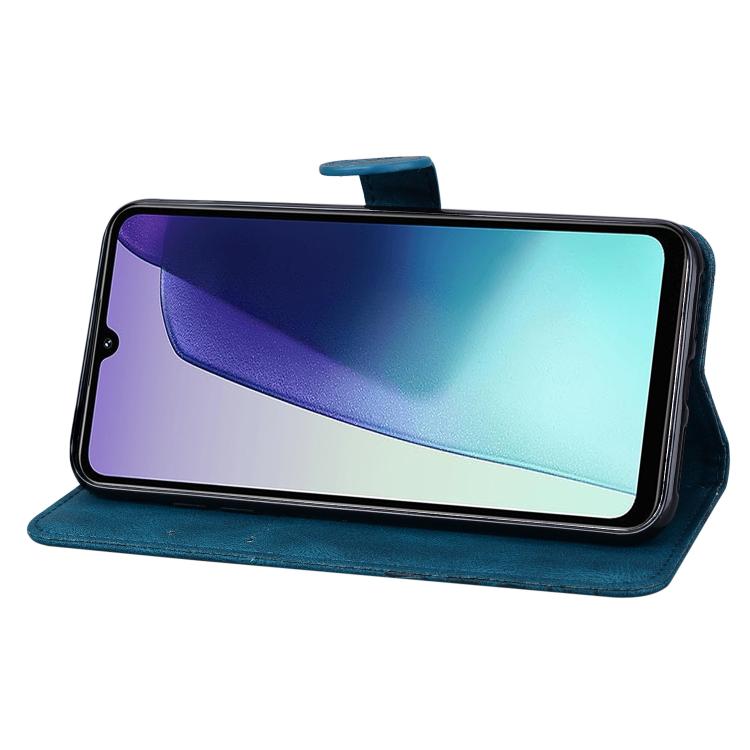For Xiaomi Poco C75 Retro Skin Feel Butterflies Embossing Horizontal Flip Leather Phone Case