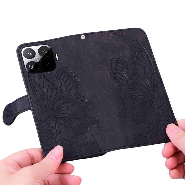 For Xiaomi 15T Pro 5G Retro Skin Feel Butterflies Embossing Horizontal Flip Leather Phone Case
