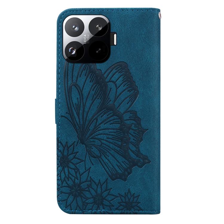 For Xiaomi 15T Pro 5G Retro Skin Feel Butterflies Embossing Horizontal Flip Leather Phone Case