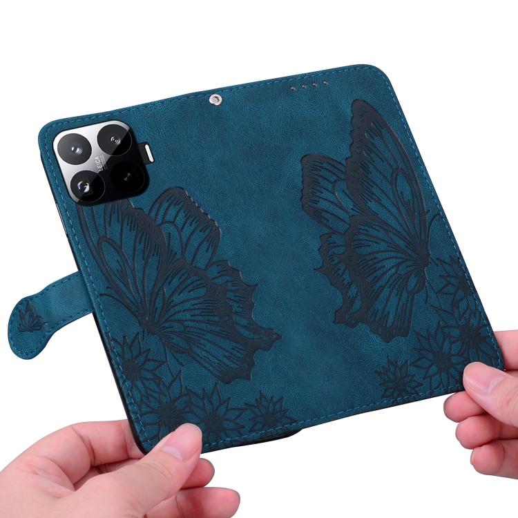For Xiaomi 15T Pro 5G Retro Skin Feel Butterflies Embossing Horizontal Flip Leather Phone Case