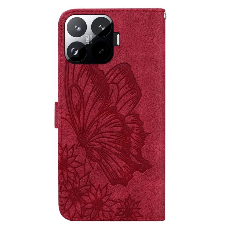 For Xiaomi 15T Pro 5G Retro Skin Feel Butterflies Embossing Horizontal Flip Leather Phone Case