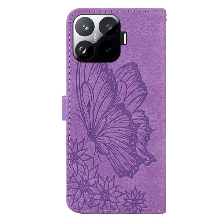 For Xiaomi 15T Pro 5G Retro Skin Feel Butterflies Embossing Horizontal Flip Leather Phone Case