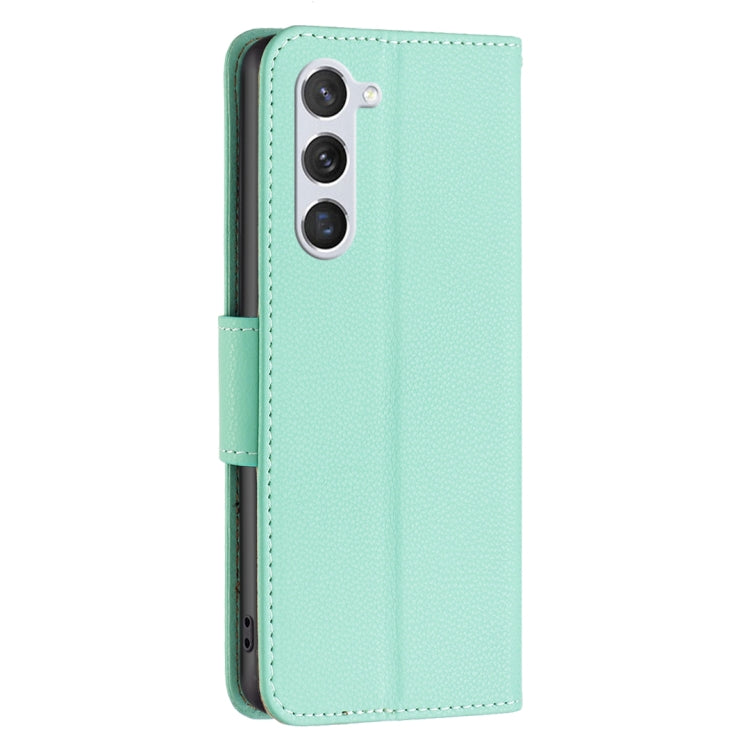 For Samsung Galaxy S25 5G Litchi Texture Pure Color Flip Leather Phone Case