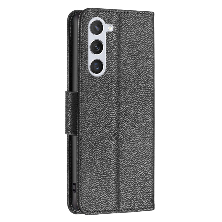 For Samsung Galaxy S25 5G Litchi Texture Pure Color Flip Leather Phone Case