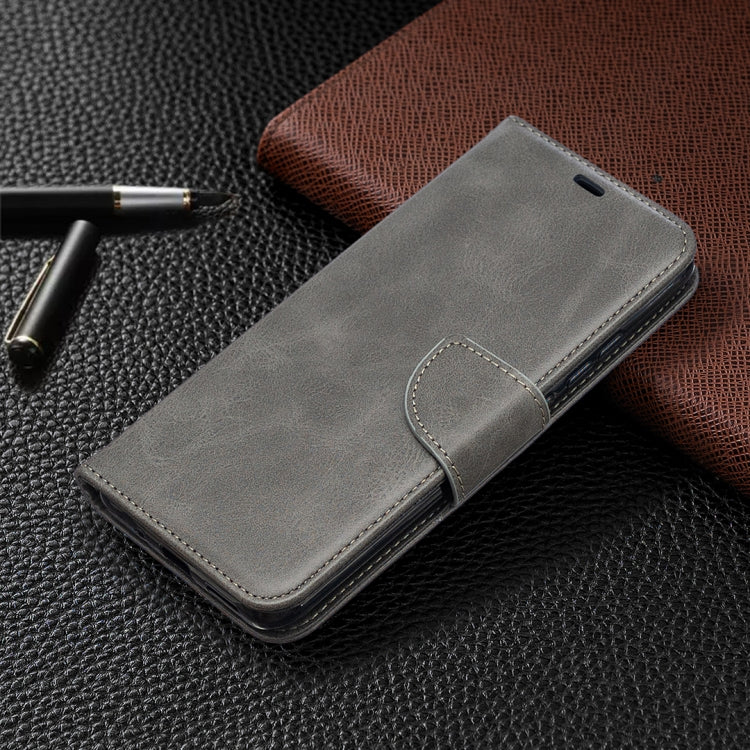 For Xiaomi Redmi 9A Retro Lambskin Texture Pure Color Horizontal Flip PU Leather Case with Holder & Card Slots & Wallet & Lanyard