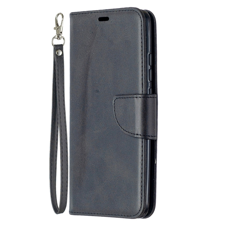 For Xiaomi Redmi 9A Retro Lambskin Texture Pure Color Horizontal Flip PU Leather Case with Holder & Card Slots & Wallet & Lanyard