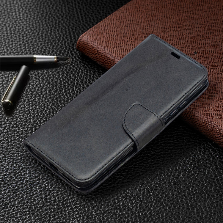 For Xiaomi Redmi 9A Retro Lambskin Texture Pure Color Horizontal Flip PU Leather Case with Holder & Card Slots & Wallet & Lanyard