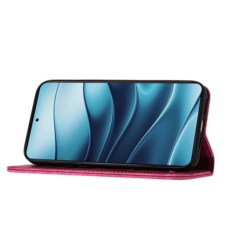 For Redmi Note 14 5G Butterfly Cat Embossing Flip Leather Phone Case