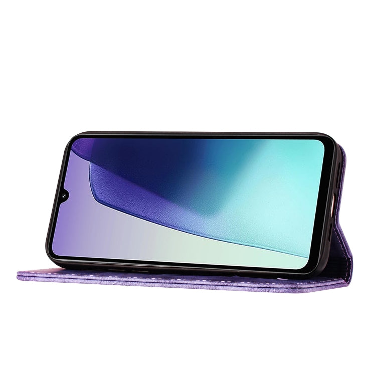 For Redmi 14C 4G Butterfly Cat Embossing Flip Leather Phone Case