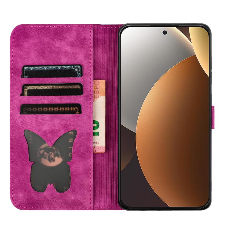 For Redmi Note 15 Pro 4G Global 163.2mm Butterfly Cat Embossing Flip Leather Phone Case