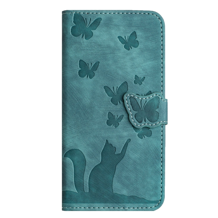 For Xiaomi 14T Pro Butterfly Cat Embossing Flip Leather Phone Case