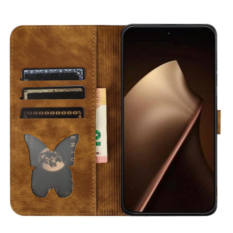 For Xiaomi 15T Pro 5G Butterfly Cat Embossing Flip Leather Phone Case