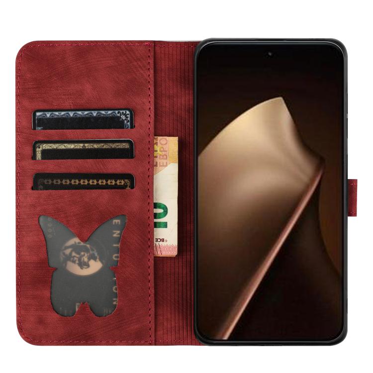 For Xiaomi 15T 5G Butterfly Cat Embossing Flip Leather Phone Case