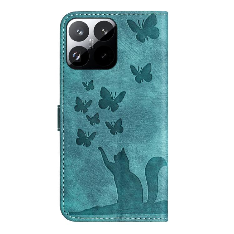 For Xiaomi 15T 5G Butterfly Cat Embossing Flip Leather Phone Case