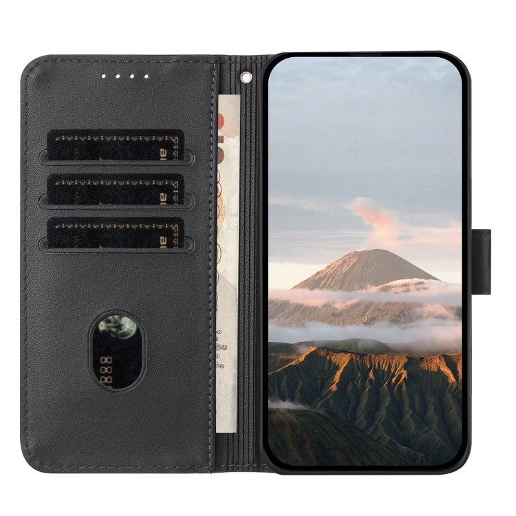 For vivo S17 Triangle Pattern Buckle Clasp Leather Phone Case